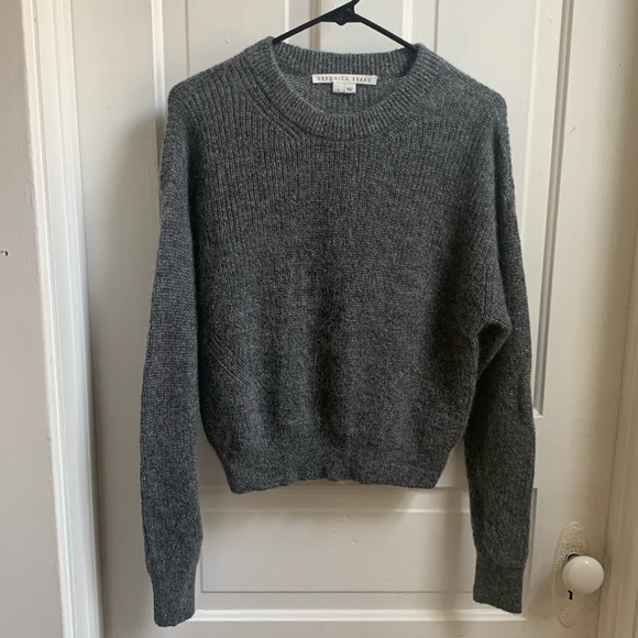 Veronica Beard Melinda Sweater Metallic Gray Small - Picture 2 of 6